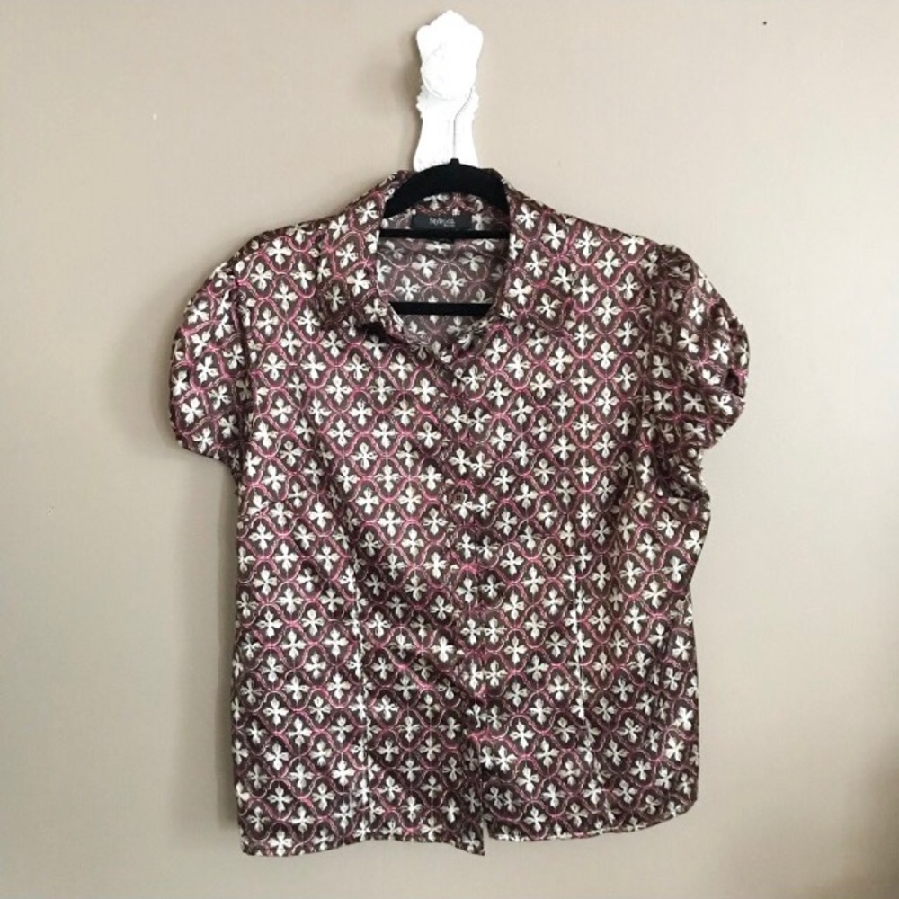 STYLE & CO printed blouse
